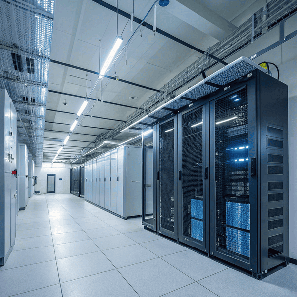 What hardware and technologies are used in data centers?